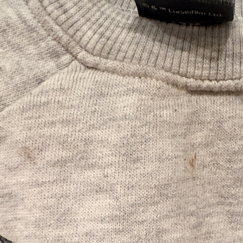 Star Wars Gray Sweatshirt with Baby Yoda Graphic - Picture 4 of 4